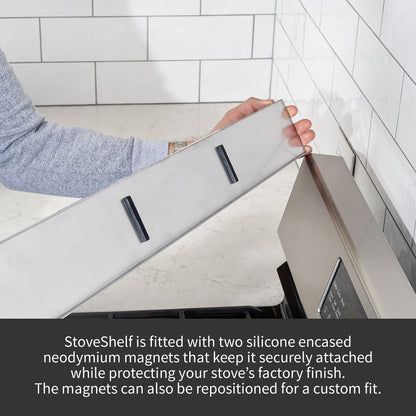 StoveShelf - Magnetic Shelf for Kitchen Stove