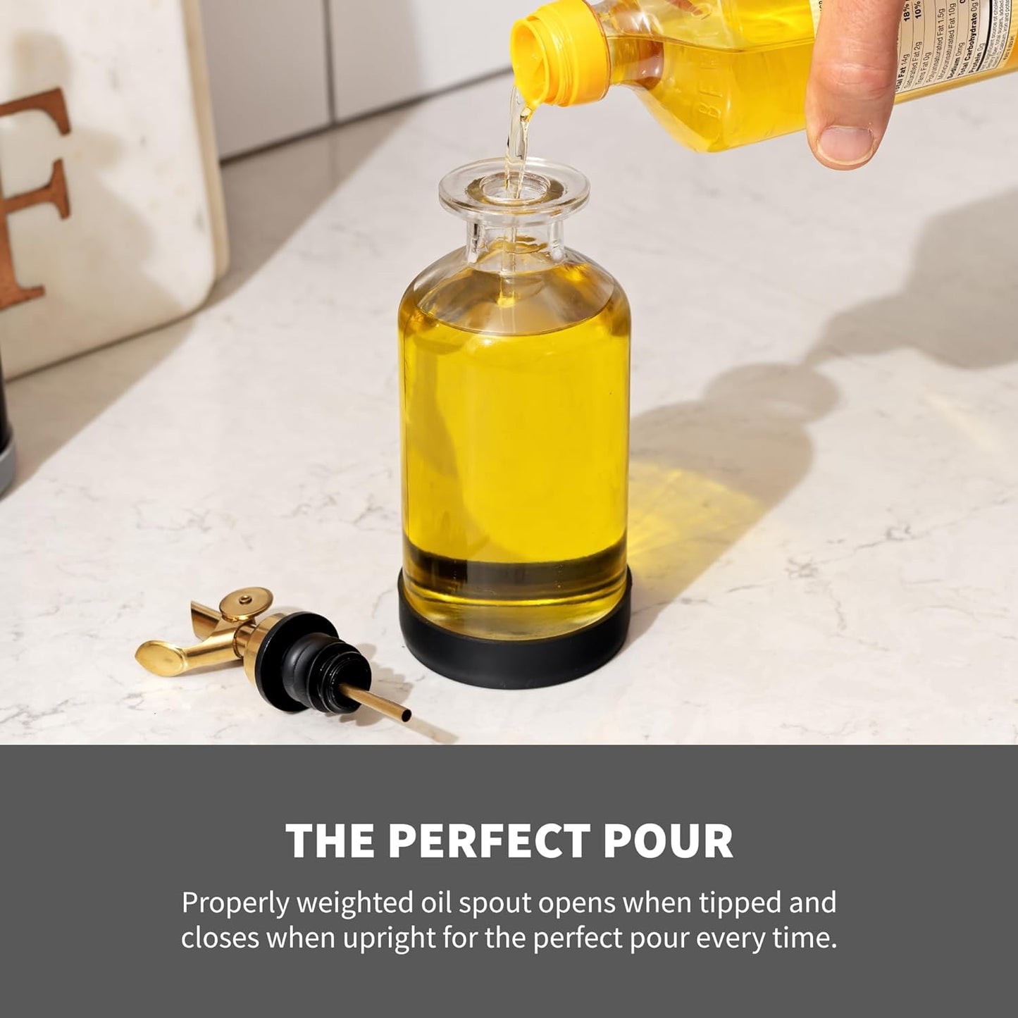 StoveShelf Oil and Vinegar Dispenser Set